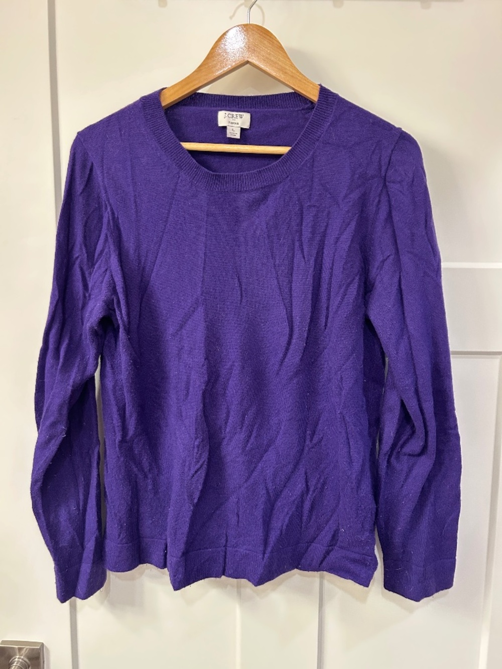 J CREW TEDDIE crew neck sweater